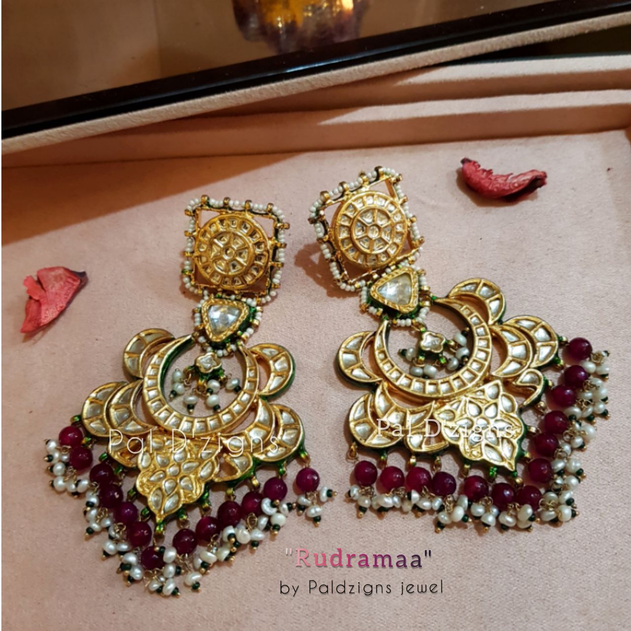 Rudramaa Kundan Earings