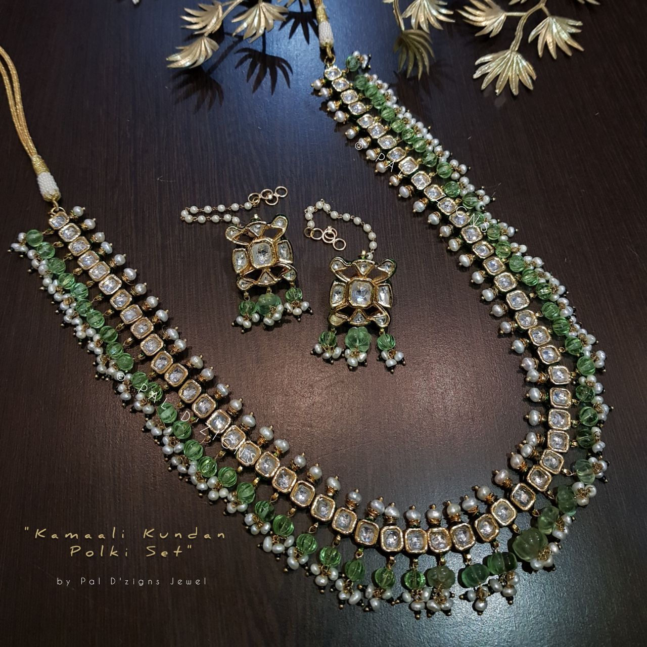Kamaali Kundan Polki Set