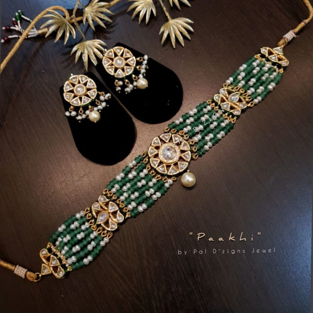 Paakhi Polki Choker Set