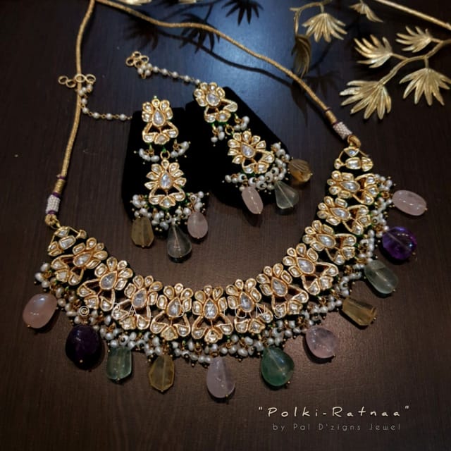 Polki Ratnaa Necklace Set