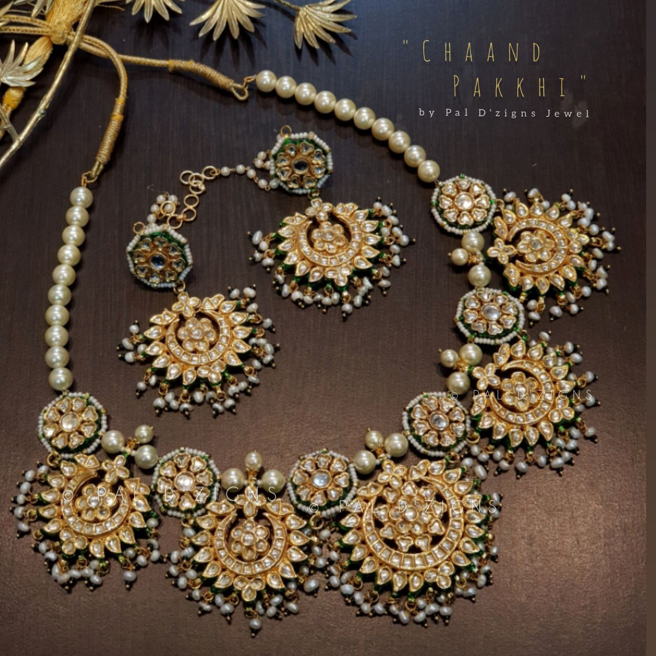 Chaand-Pakkhi Kundan Set