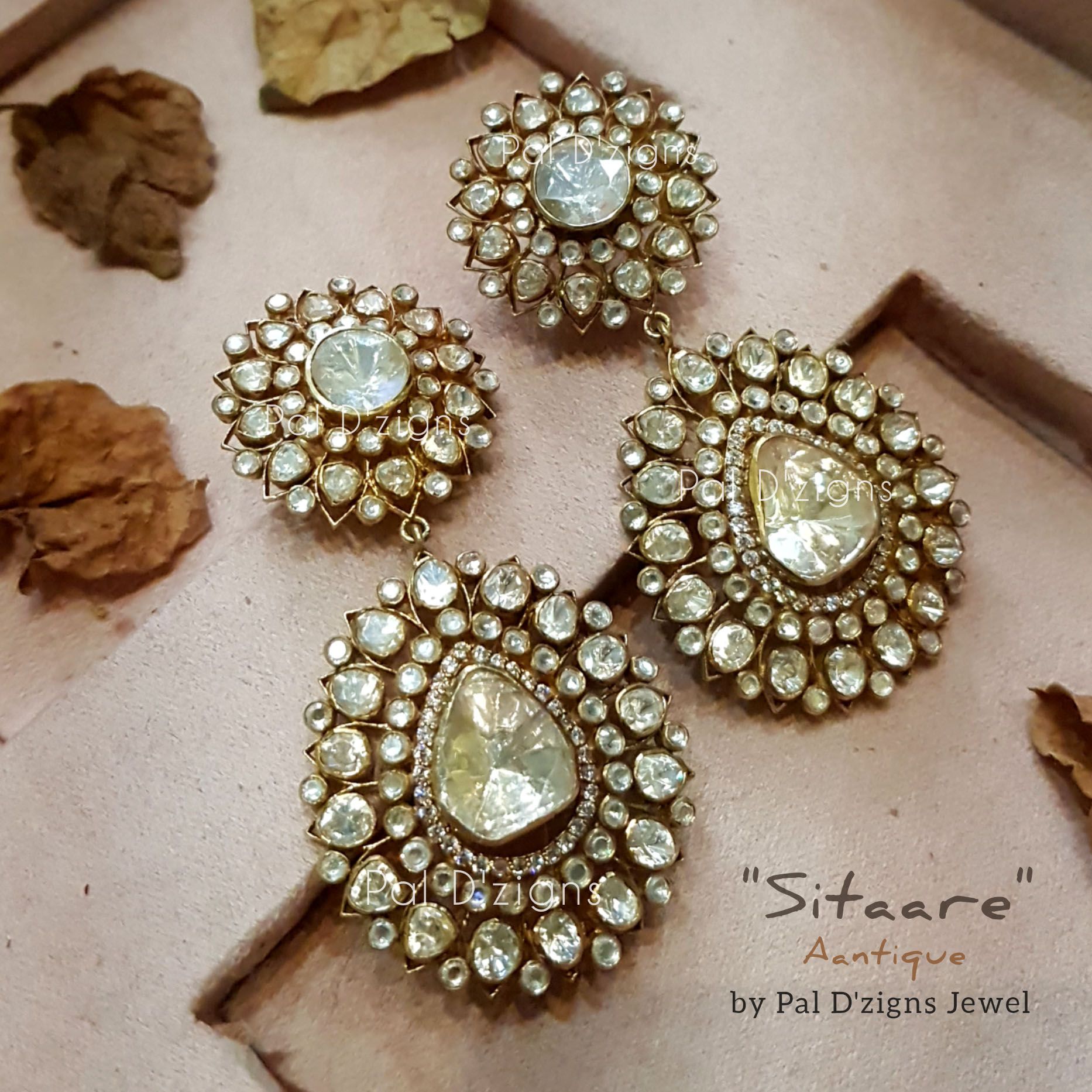 Sitaare Moissanite Antique Earings