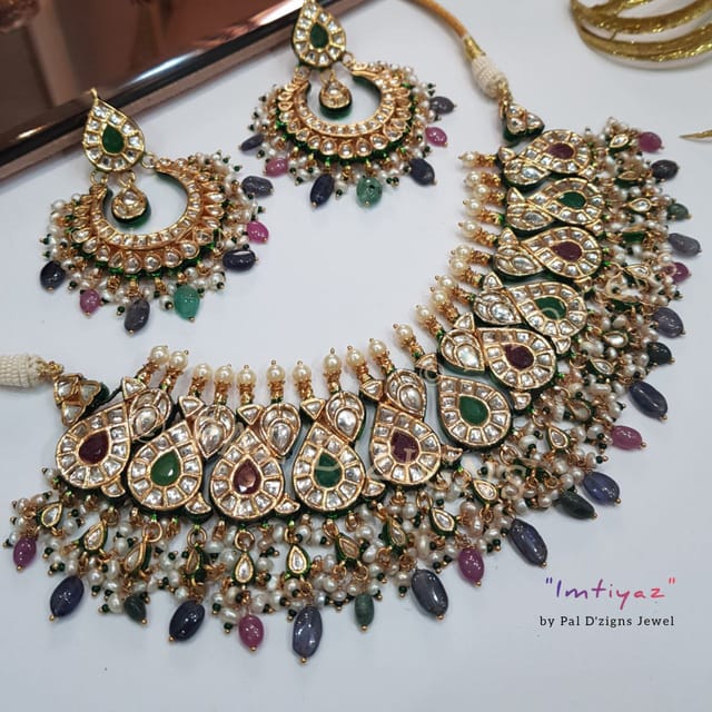 Imtiyaz Kundan Polki Set