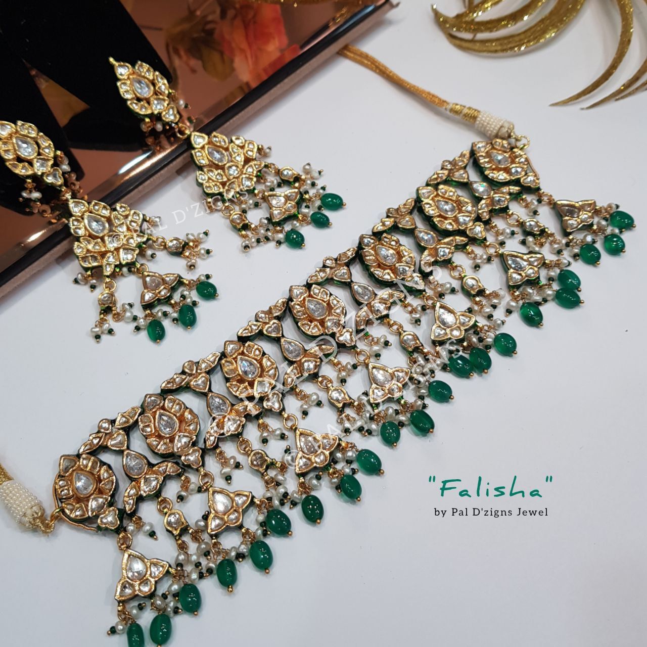 Falisha Set in Kundan