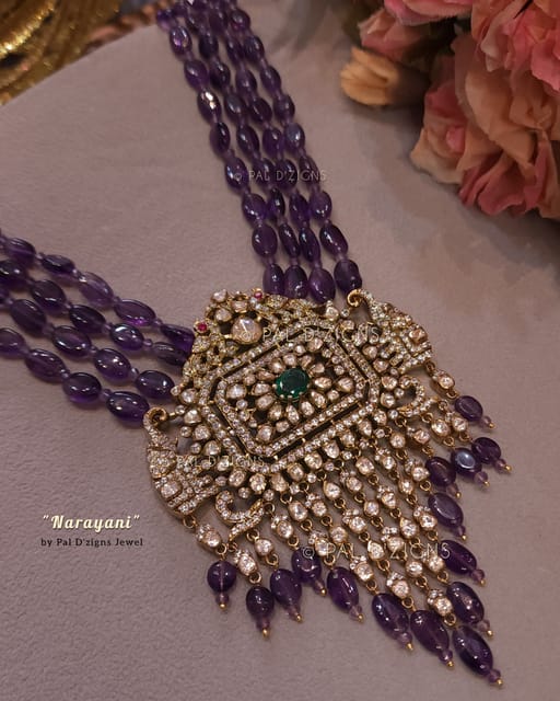 Narayani Antique Polki Pendant