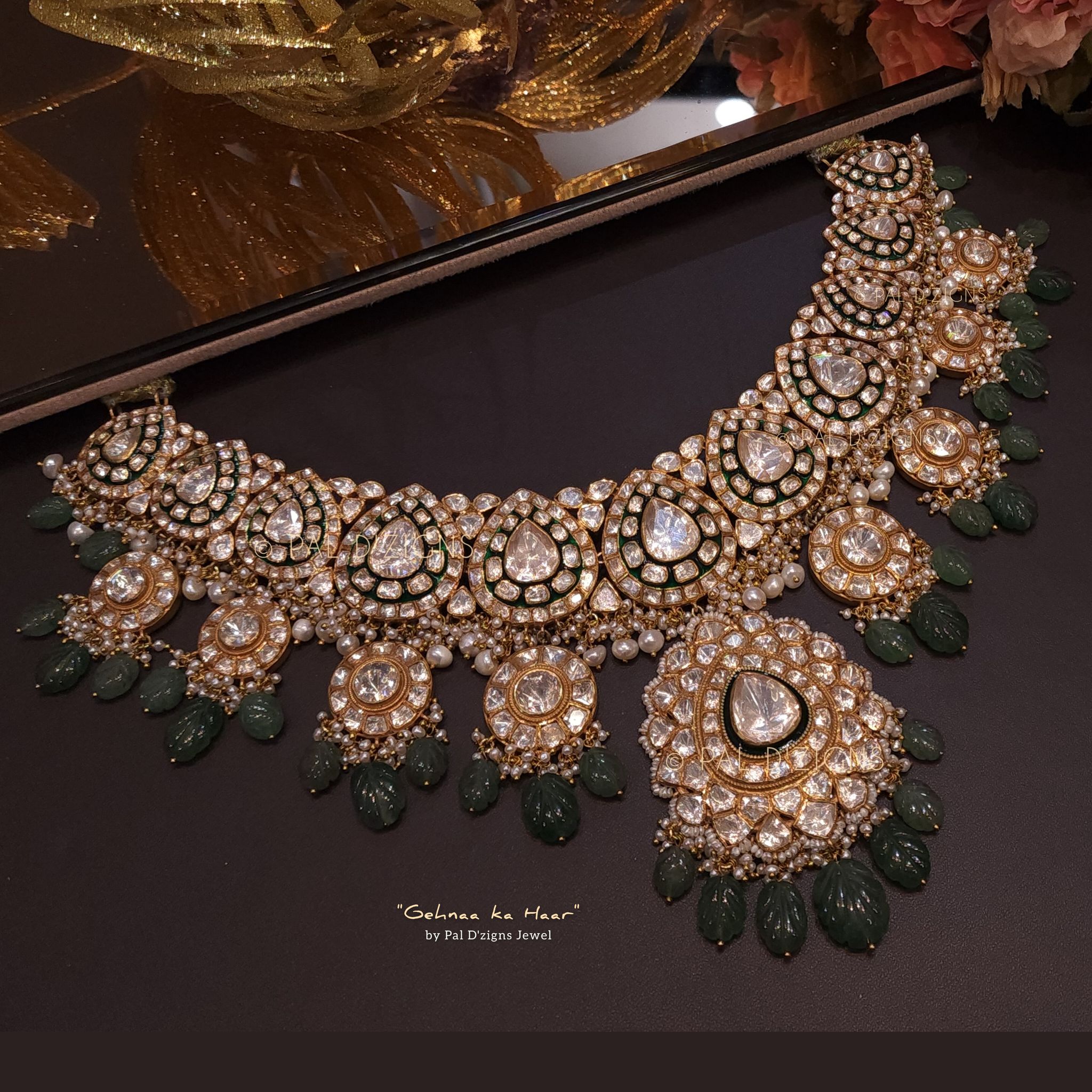 Gehnaa ka Haar Moissanite Polki Necklace