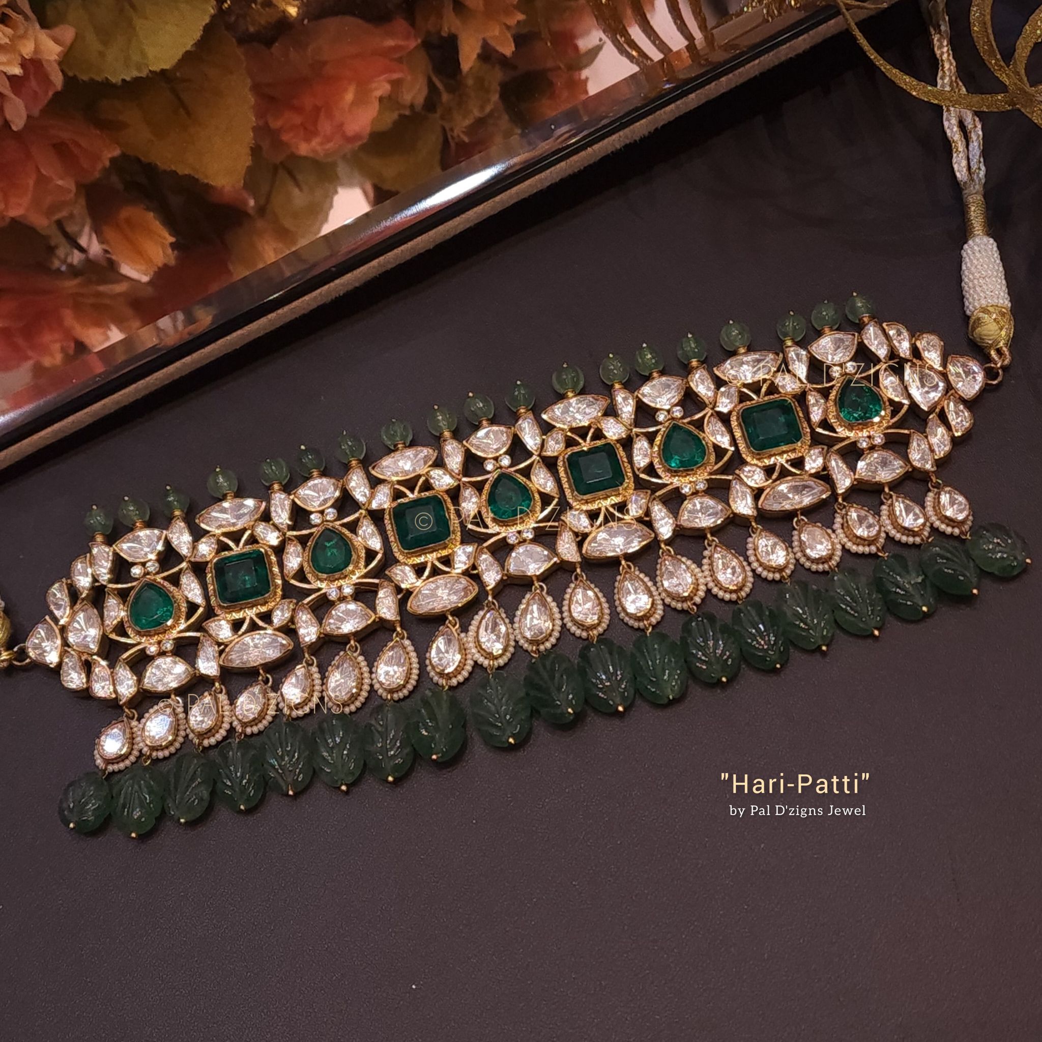 Hari Patti Moissanite Polki Choker