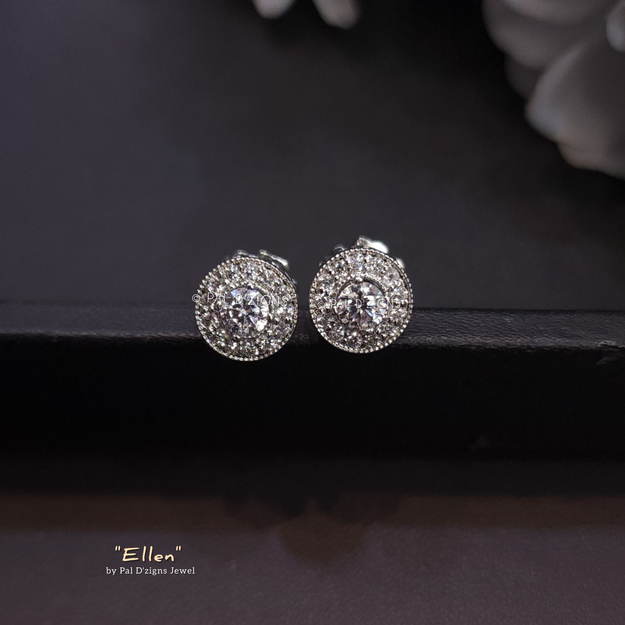Ellen Swarovski Earing