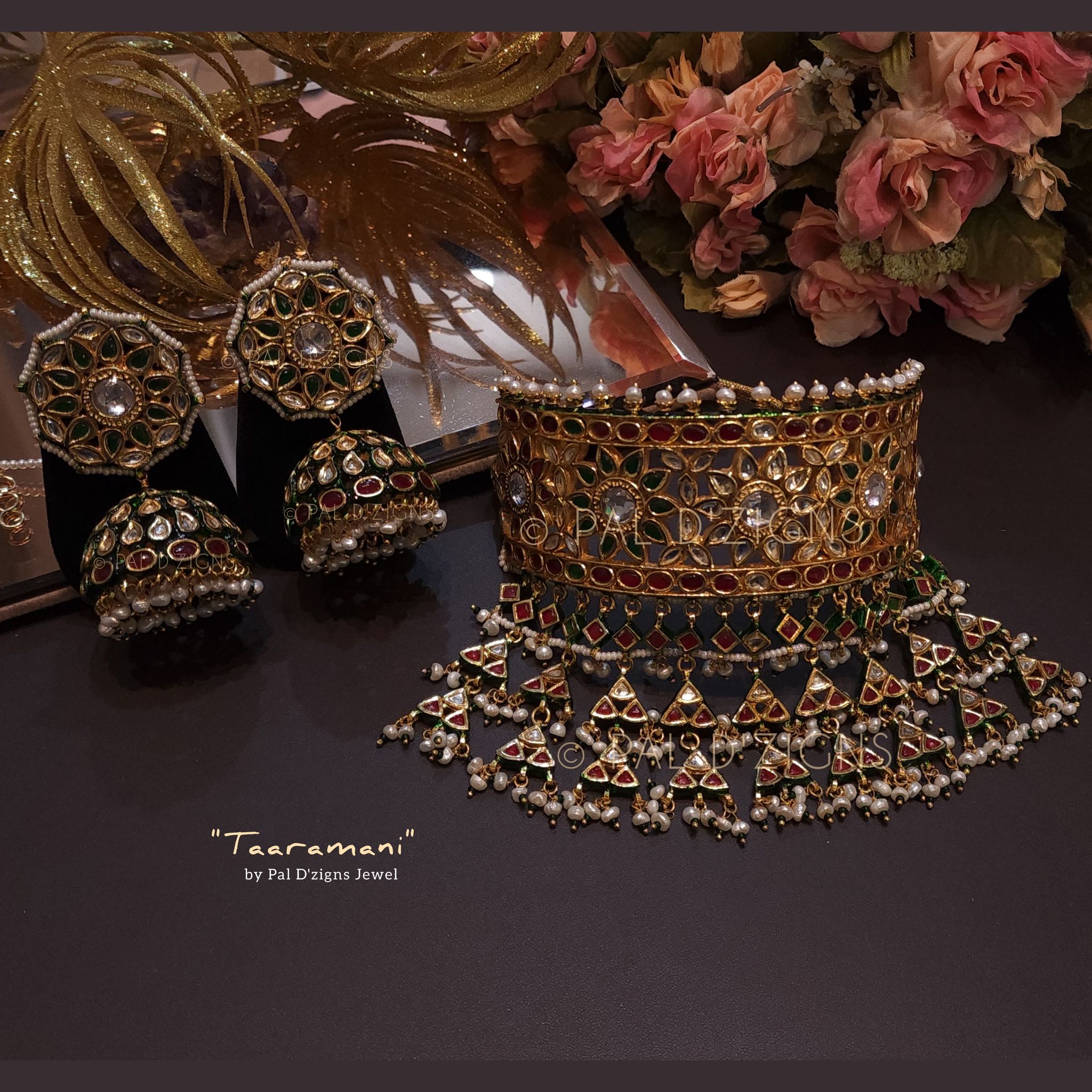Taaramani Kundan Choker Set