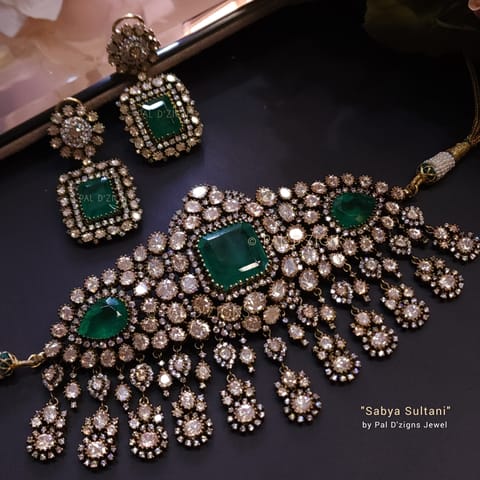 Sabya Sultaani Moissanite Choker Set