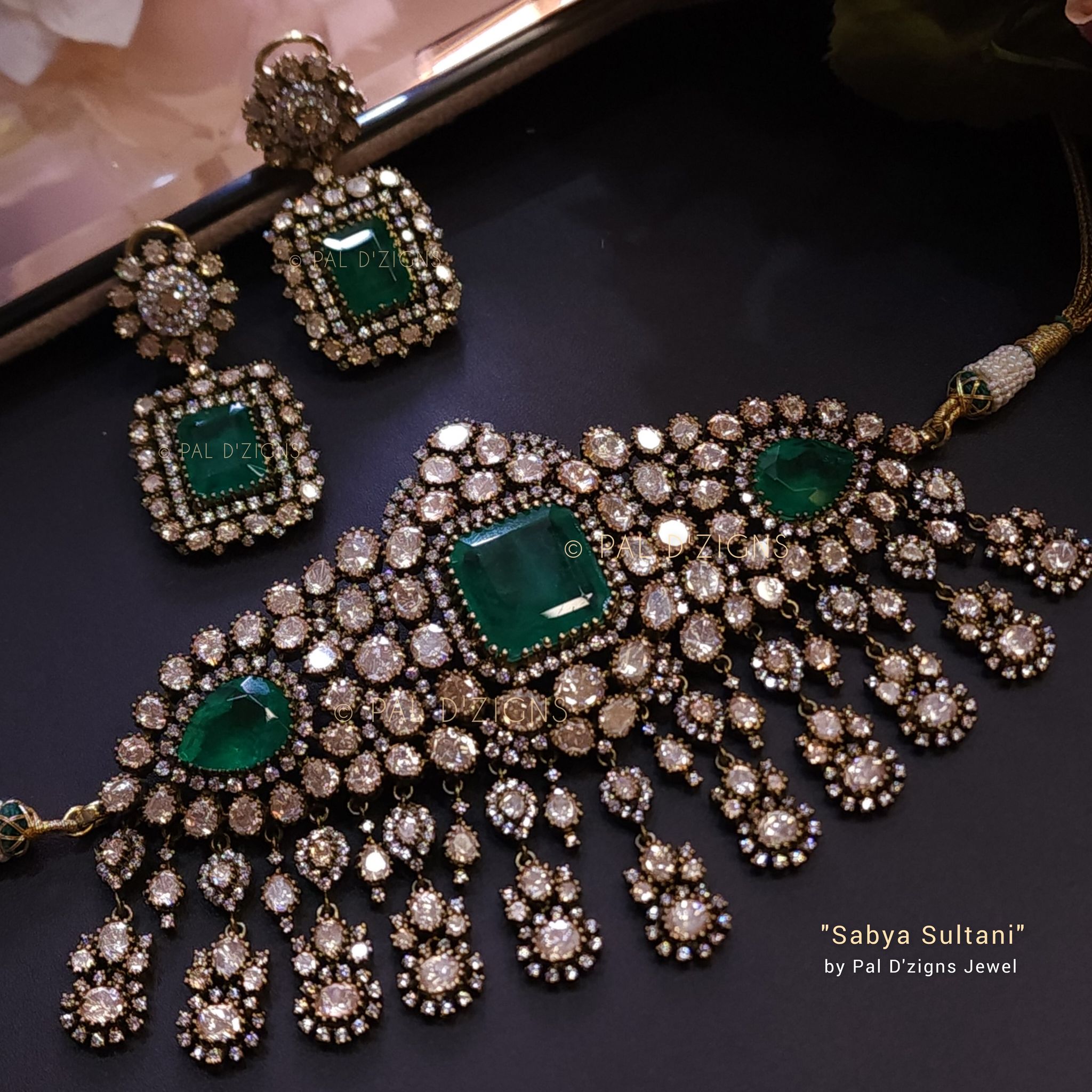 Sabya Sultaani Moissanite Choker Set