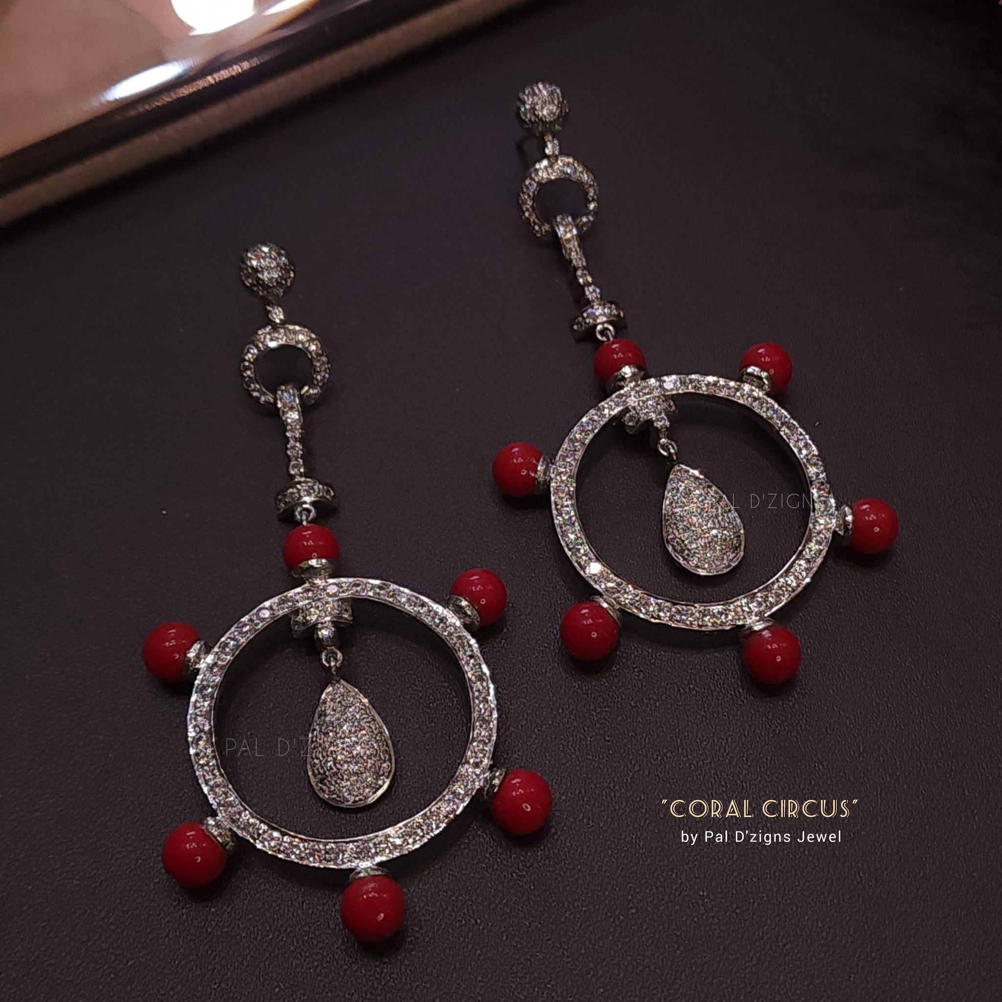 Coral circus Earing