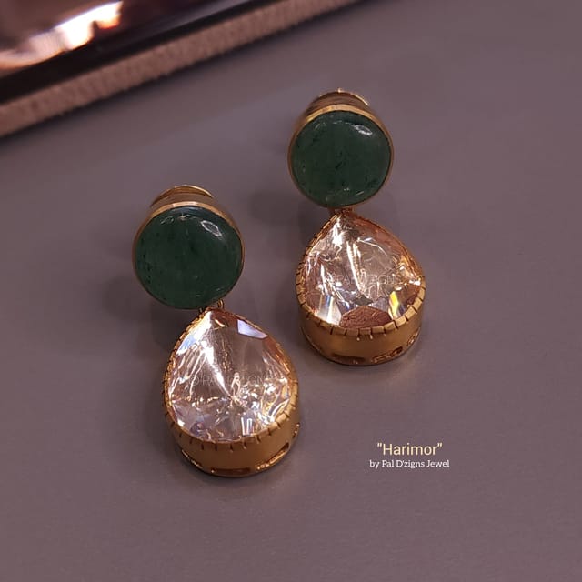HariMor Moissainte Polki Earrings