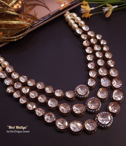 Neel Mallya Moissanite Polki Necklace
