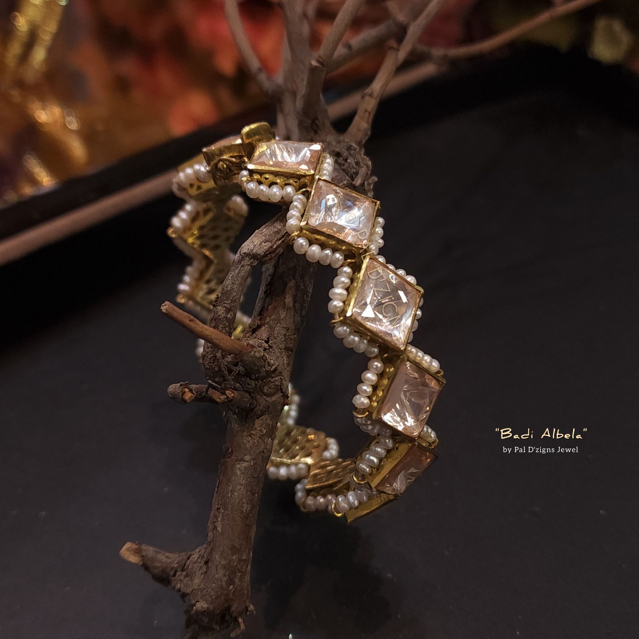 Badi Albela (2-8" Size) Moissanite Bangle