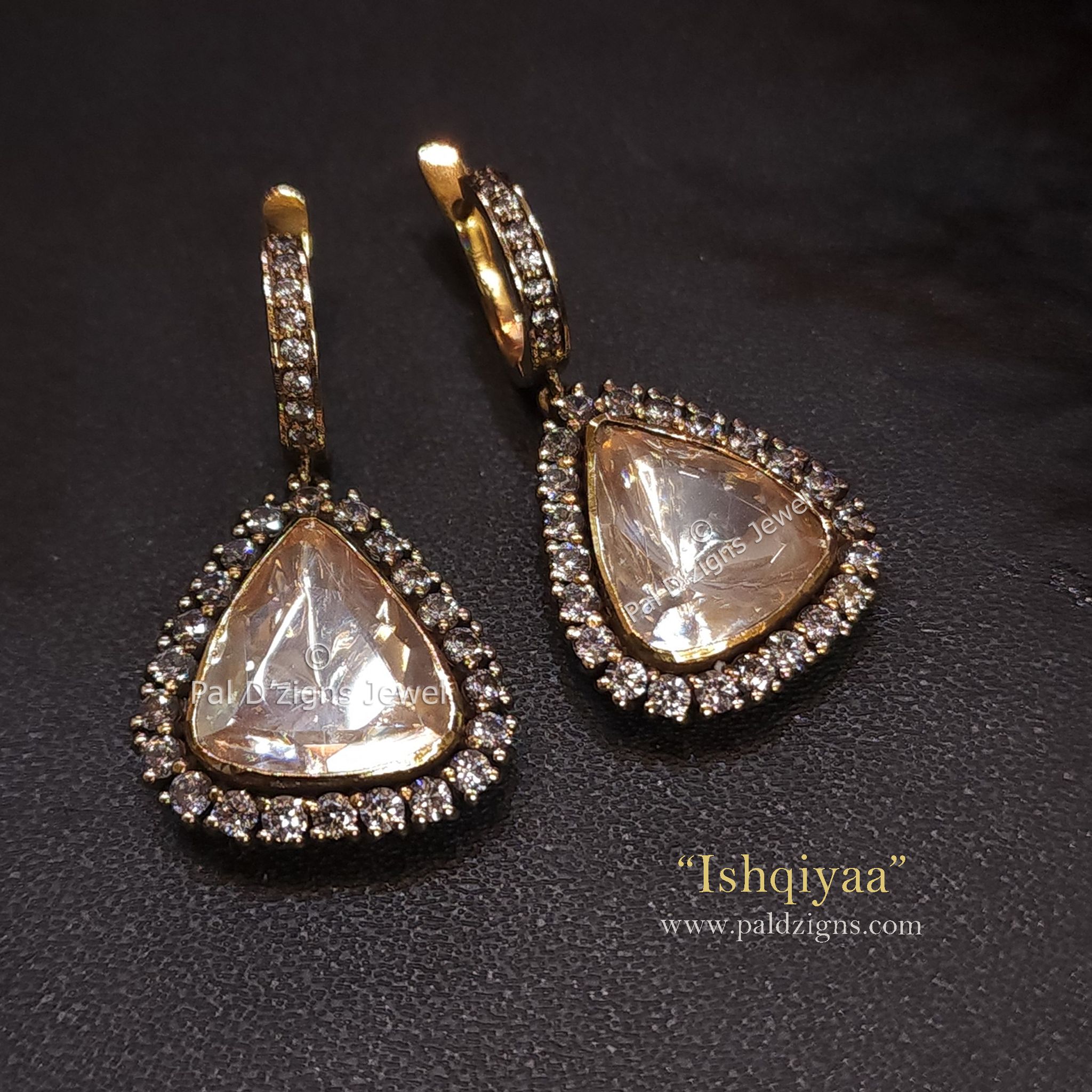 Ishqiyaa Moissanite Polki Baali