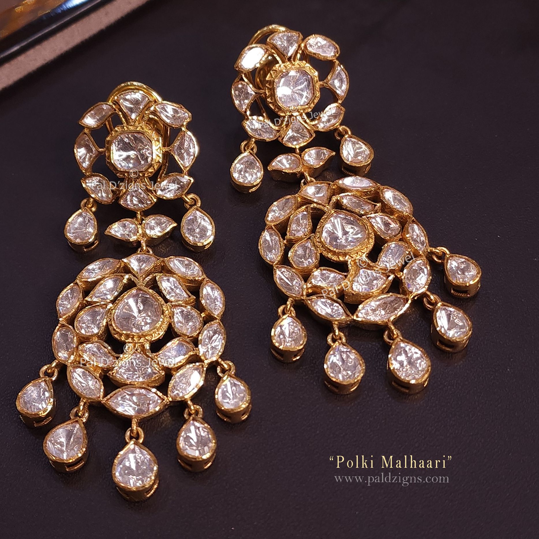 Polki Malhaari Earrings