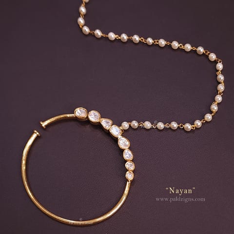 Nayan Moissanite Polki Nath