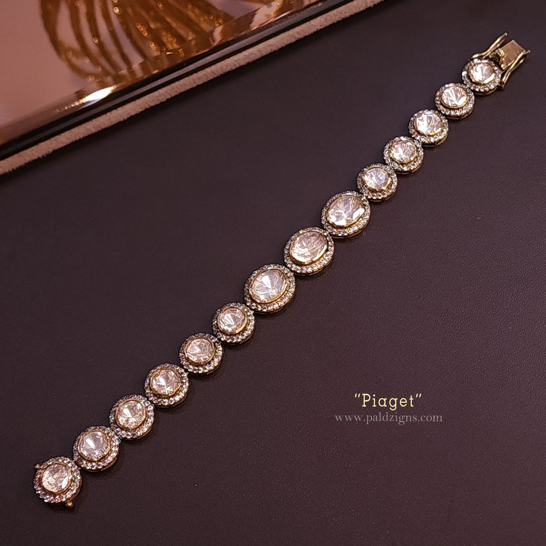Piaget Antique In Moissanite Polki Bracelet