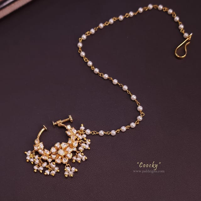 Coocky Moissanite Polki Nath