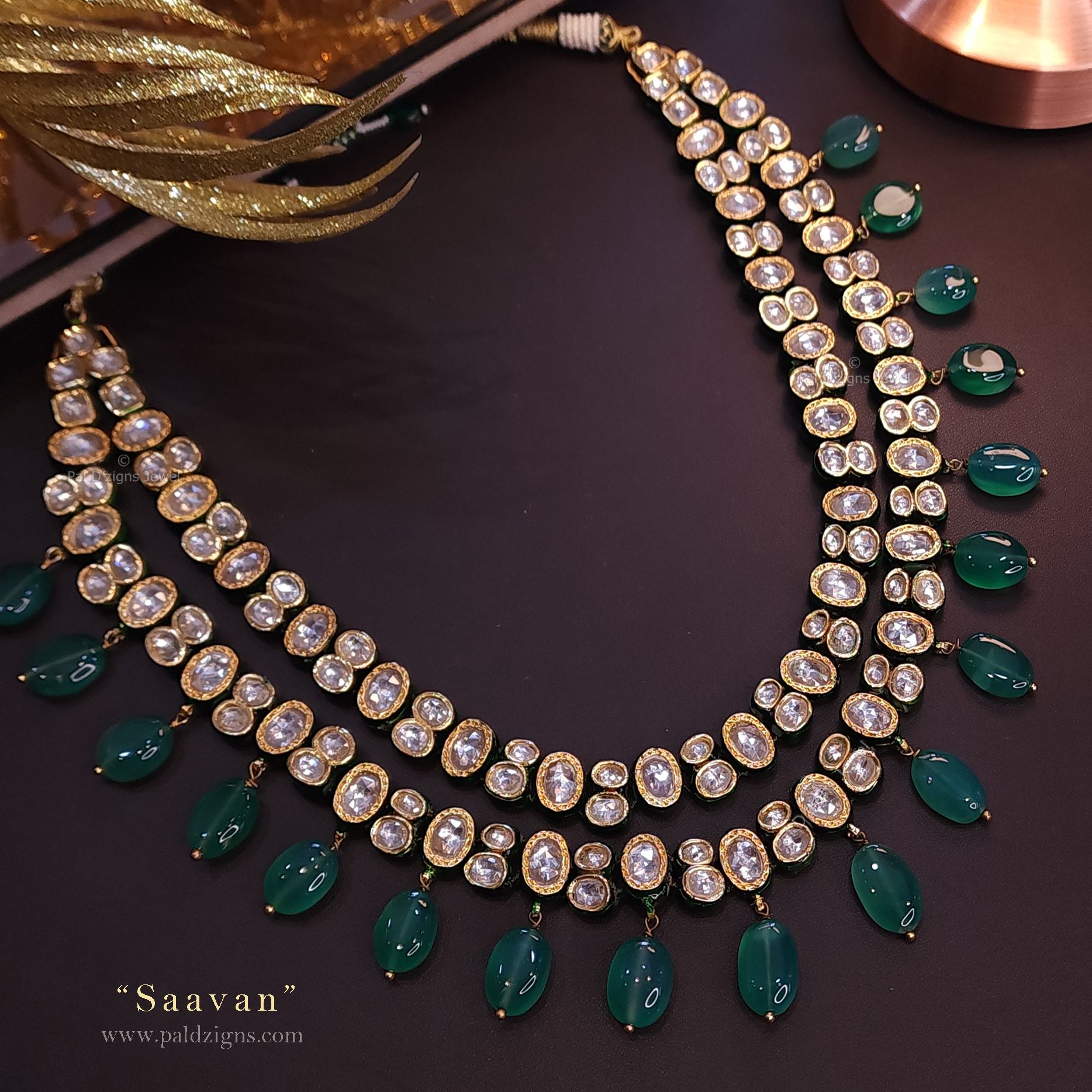 Saavan Long Necklace