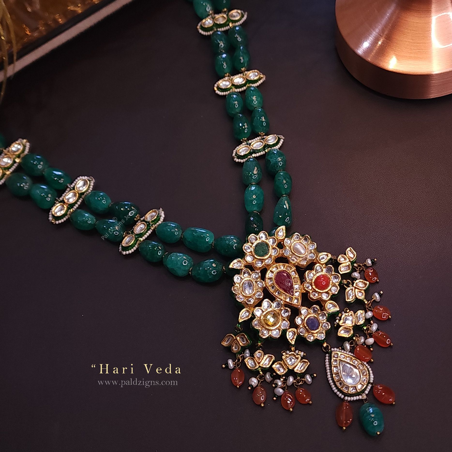 Hari Veda Navrattan Necklace