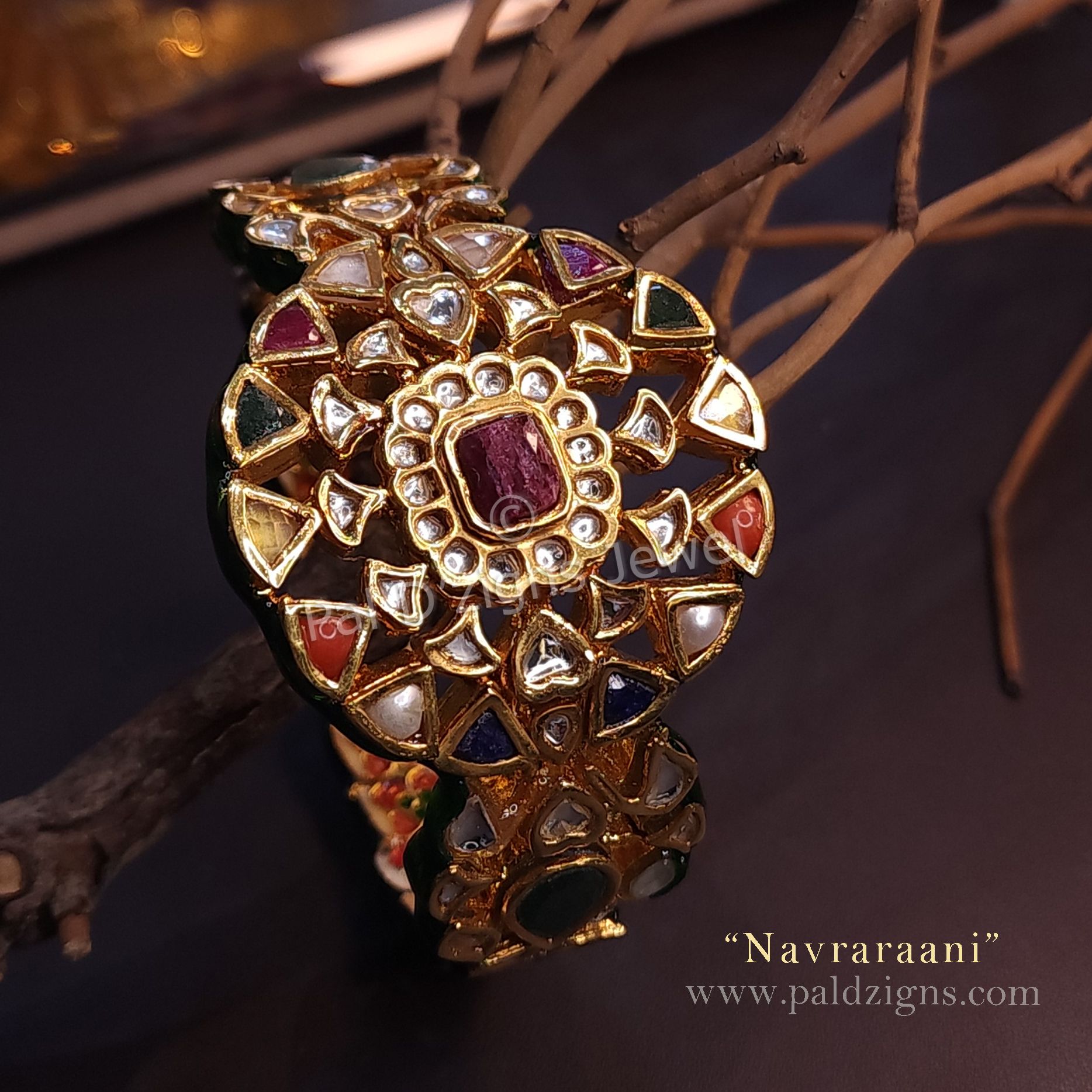Navraraani bracelet