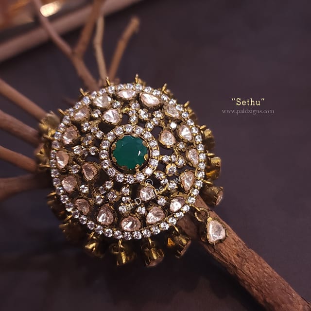 Sethu Moissanite Polki Ring