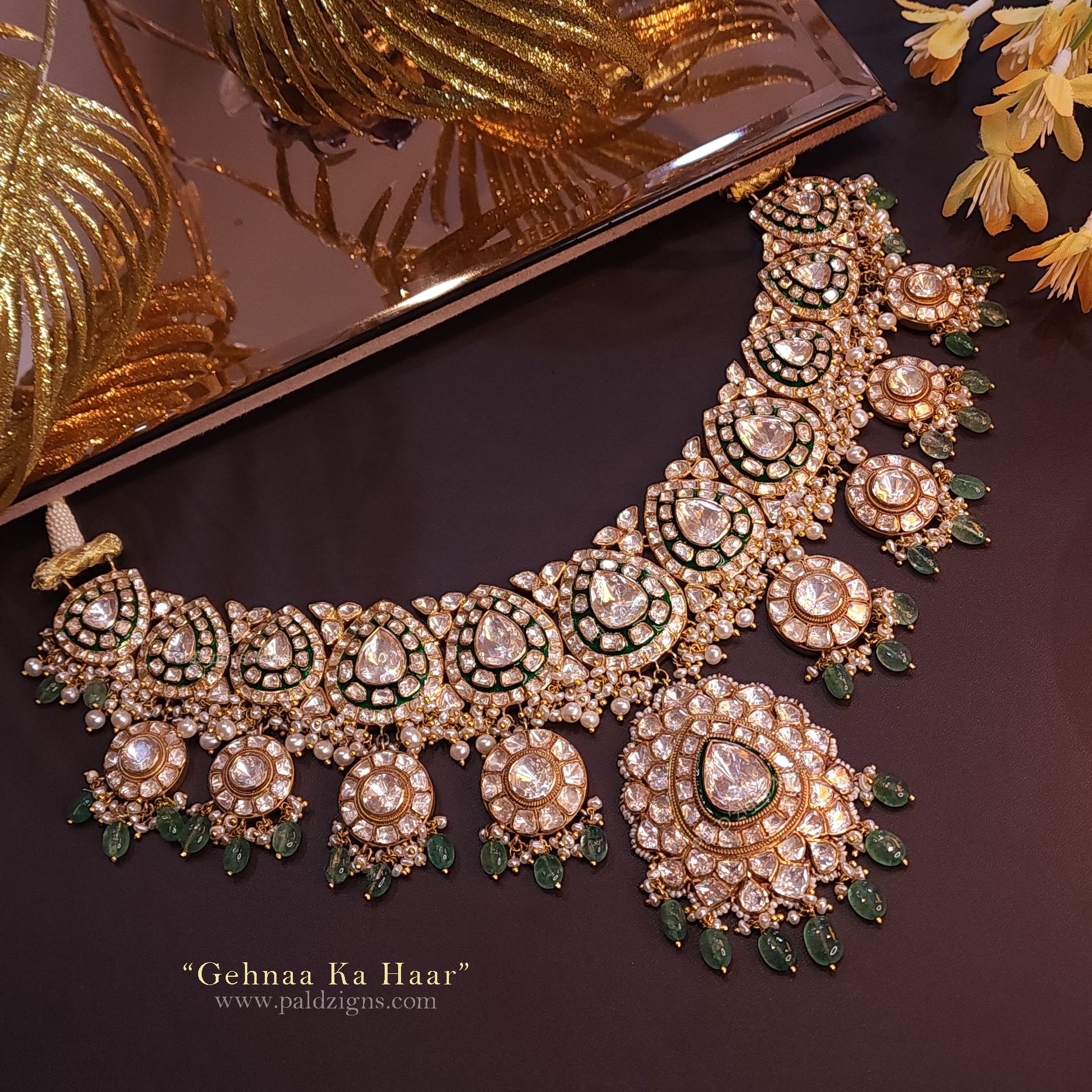Gehnaa ka Haar Moissanite Polki Necklace