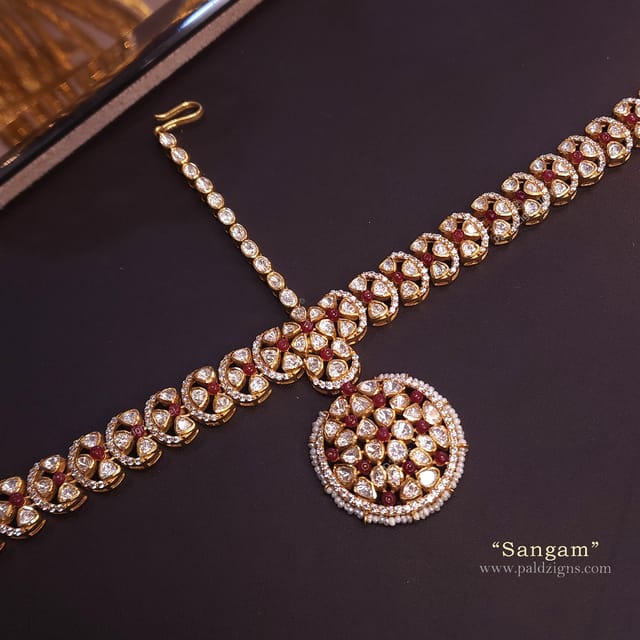 Sangam Moissanite Polki Mathapatti