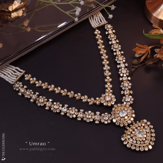 Umrao Detachable Moissanite Polki Pendant