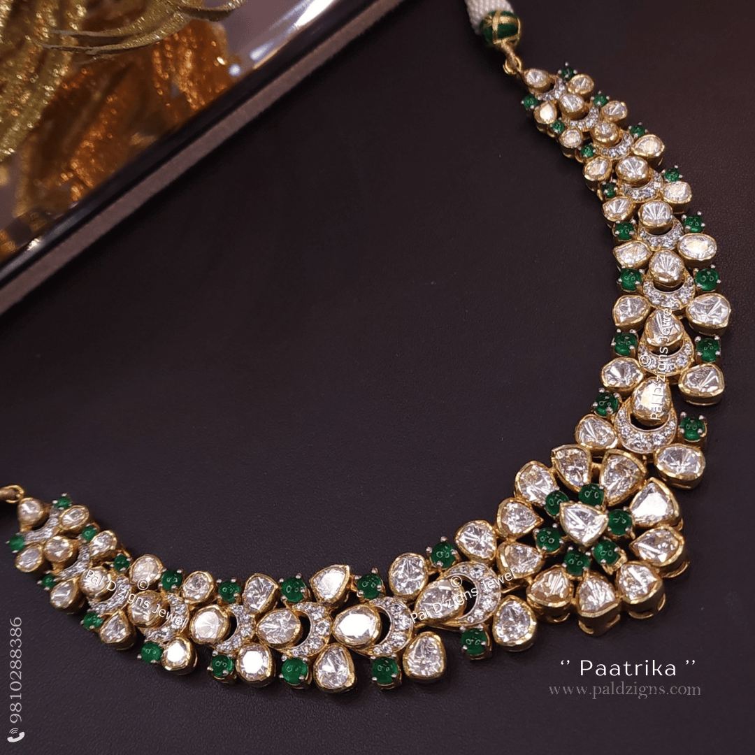 Paatrika Moissanite Polki Necklace