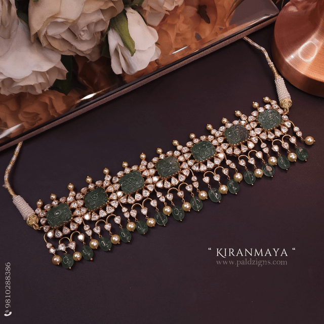 Kiranmaya Moissanite Polki Choker