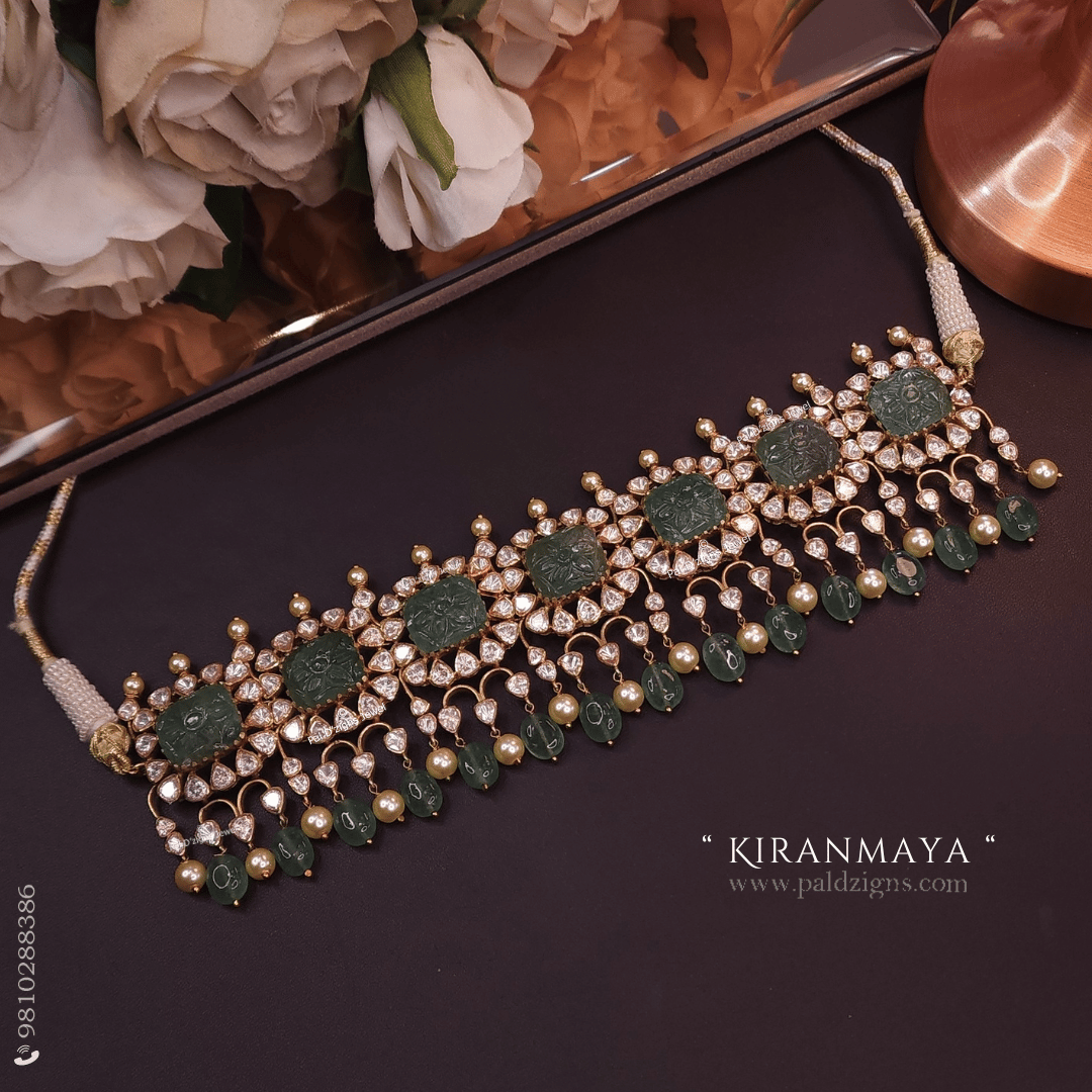 Kiranmaya Moissanite Polki Choker