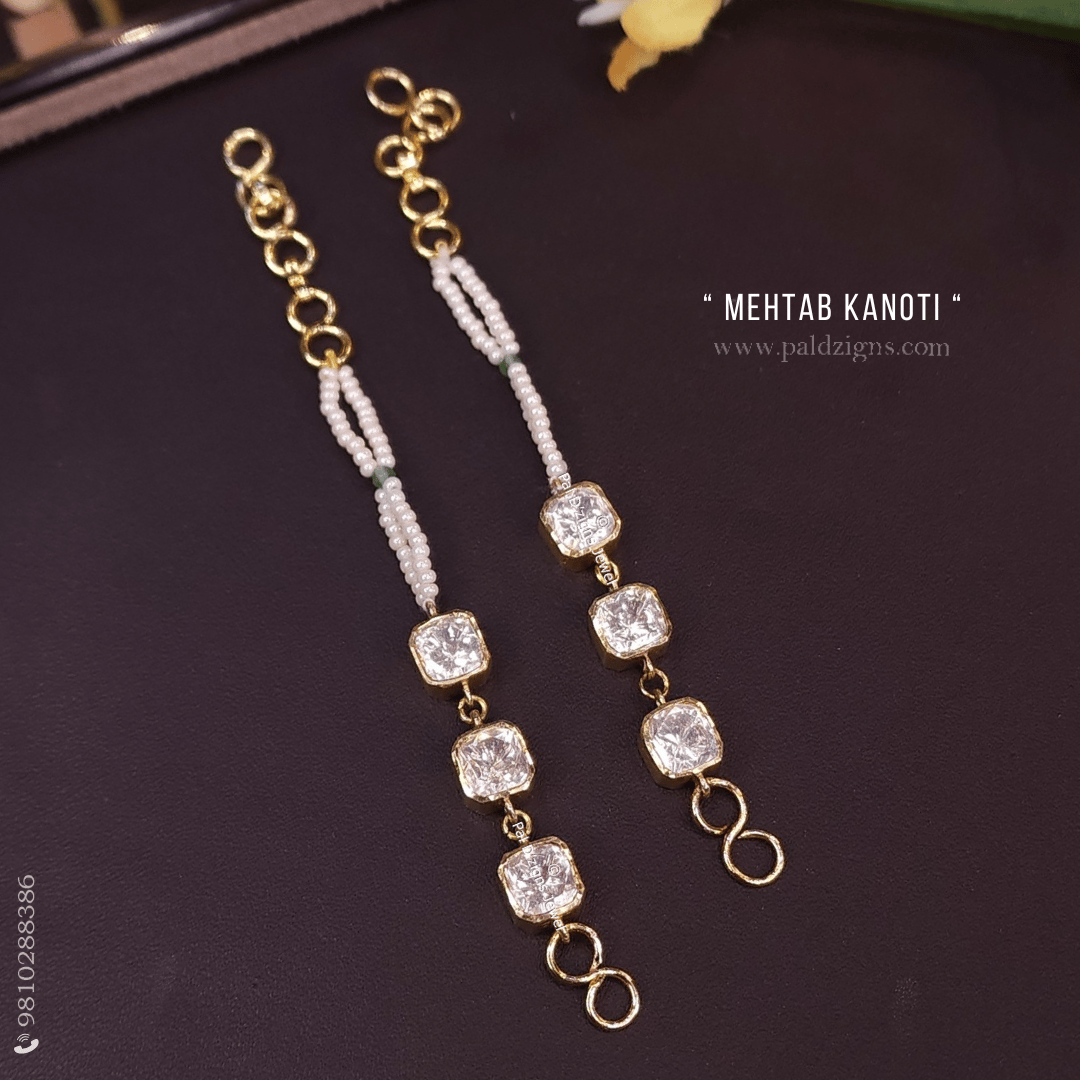 Mehtab Kanoti Moissanite Polki
