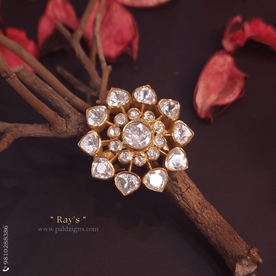 Ray's Moissanite Polki Ring