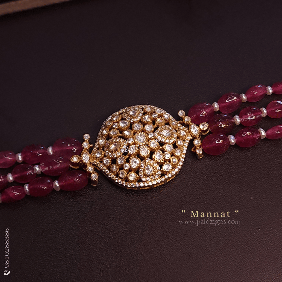 Mannat Moissanite Polki Bracelet