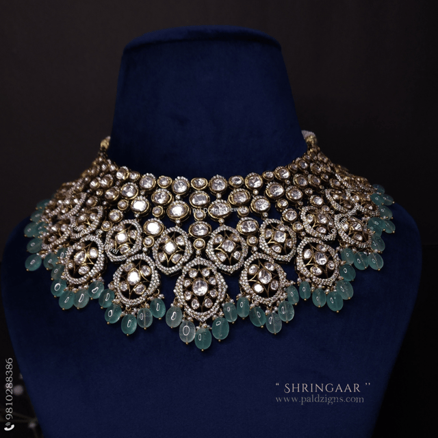 Shringaar Moissanite Polki Necklace