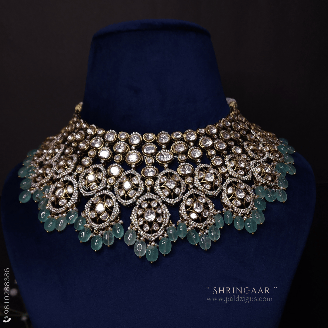 Shringaar Moissanite Polki Necklace