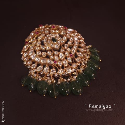 Ramaiyaa Moissanite Polki Pendant Ramaiyaa Moissanite Polki Pendant