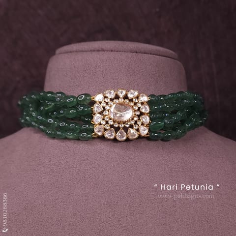 Hari Petunia Moissanite Polki Choker Hari Petunia Moissanite Polki Choker