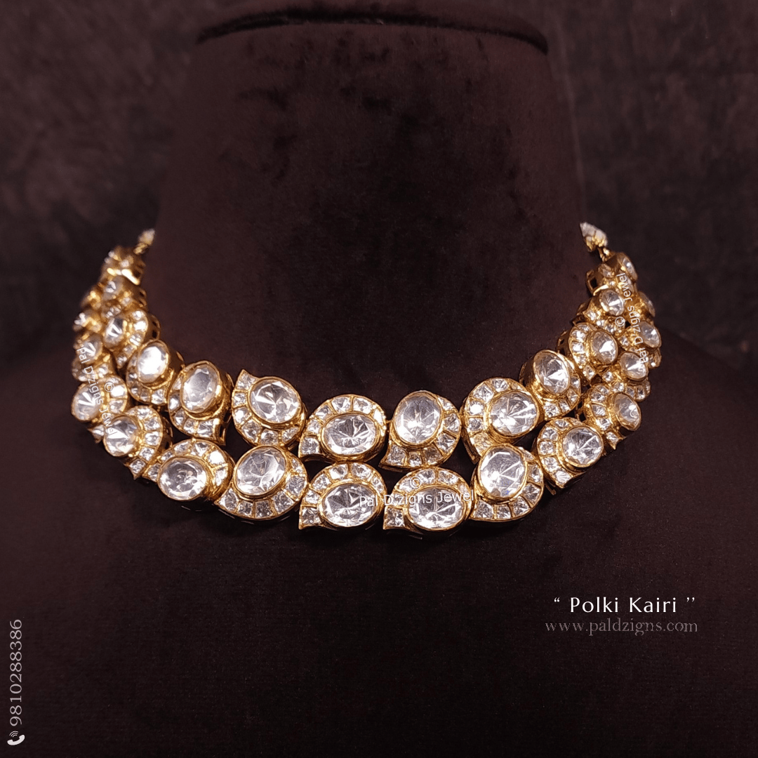 Polki Kairi Moissanite Polki Necklace