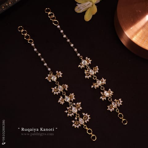 Ruqaiya Kanoti Moissanite Polki