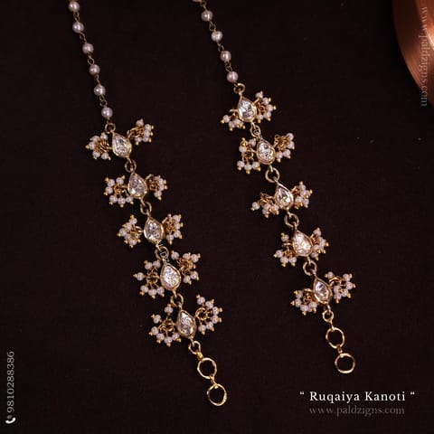 Ruqaiya Kanoti Moissanite Polki