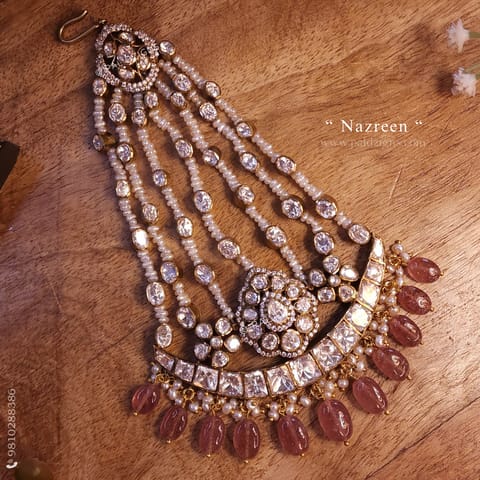 Nazreen Moissanite Polki Jhummar Nazreen Moissanite Polki Jhummar