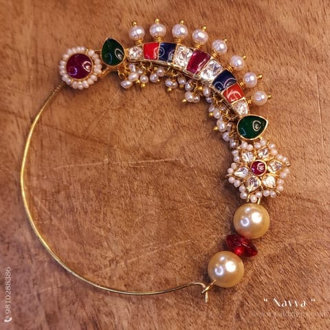 Navya Moissanite Polki Nath