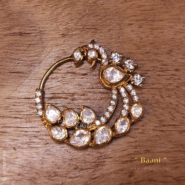 Baani Pin Moissanite Polki Nath