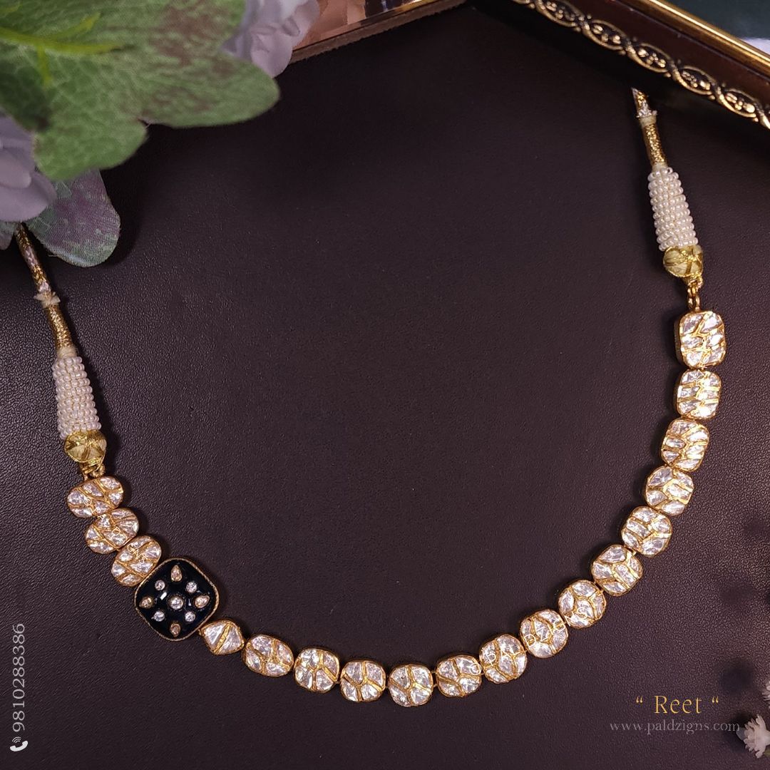 Reet Moissanite Polki Necklace