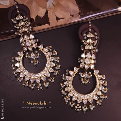 Meenakshi Moissanite Polki ChaandBaali