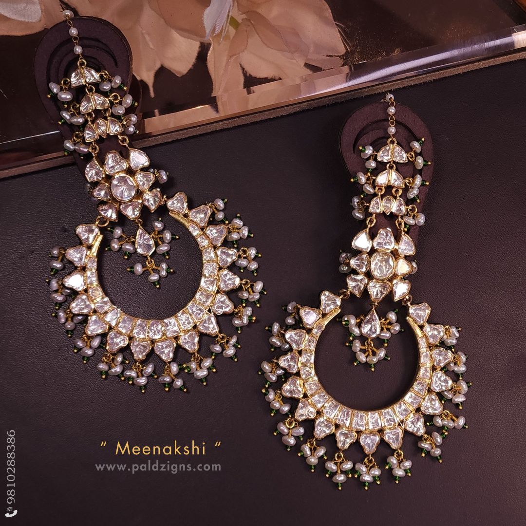 Meenakshi Moissanite Polki ChaandBaali